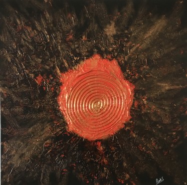Painting titled "STARBURST" by Rick Smith, Original Artwork, Acrylic Mounted on Wood Stretcher frame