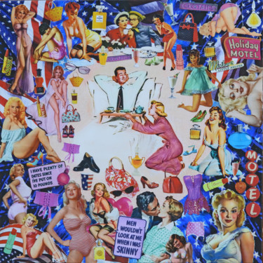 Hallelujah Collages intitulée "Hallelujah" par Manuel Blond, Œuvre d'art originale,