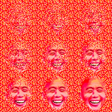 Artes digitais intitulada "Laughing Buddha" por Manuel Blond, Obras de arte originais, Foto Montagem