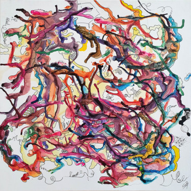 Peinture intitulée "VIOLA Sabrina - His…" par Sabrina Viola, Œuvre d'art originale, Encre