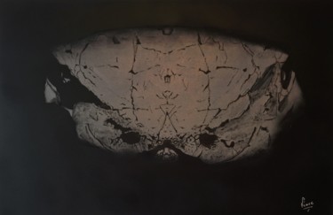 Peinture intitulée ""Alien"" par Vincent Parmentier, Œuvre d'art originale, Acrylique Monté sur Châssis en bois