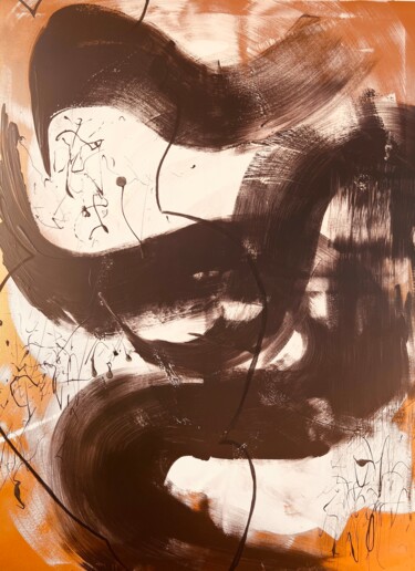 Картина под названием "PURE VOLUPTE" - Geraldine Auret, Подлинное произведение искусства, Акрил Установлен на Деревянная рам…