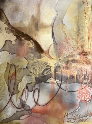 Pintura titulada "Reflets d'automne" por Marie-Laure D'Orso, Obra de arte original, Acrílico Montado en Bastidor de camilla…