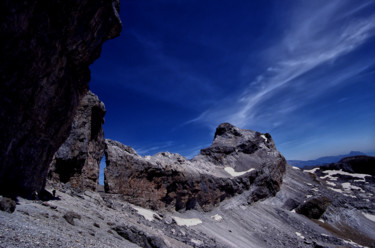 Bréche de Roland Photographie intitulée "Bréche de Roland" par Bertrand Clement, Œuvre d'art originale, Photographie argentique