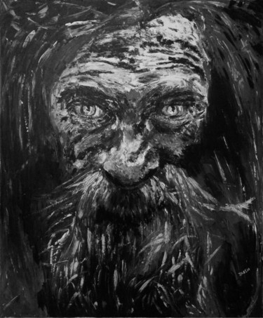 Peinture intitulée "L'homme.jpg" par Zazen, Œuvre d'art originale, Acrylique