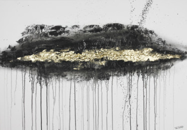 Peinture intitulée "Black Gold" par Tristan Wendlinger, Œuvre d'art originale, Acrylique