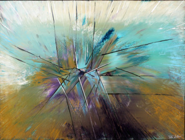 Malerei mit dem Titel "Fractade" von Tristan Wendlinger, Original-Kunstwerk, Acryl