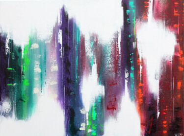 Etreinte panachée Peinture intitulée "Etreinte panachée" par Tristan Wendlinger, Œuvre d'art originale, Acrylique