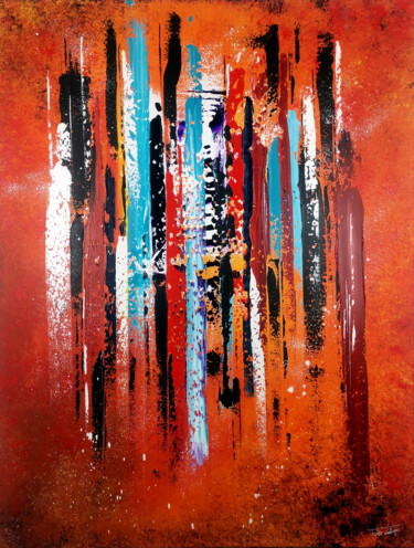 Картина под названием "Meta-Z02" - Tristan Wendlinger, Подлинное произведение искусства, Акрил Установлен на Деревянная рама…