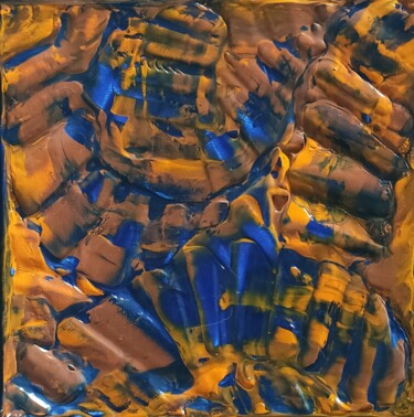 Картина под названием "N13" - Brigitte Parmentier, Подлинное произведение искусства, Акрил Установлен на Деревянная рама для…