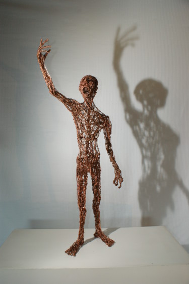 Sculpture intitulée "Speaker" par Adrien Vernet, Œuvre d'art originale