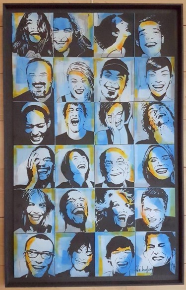 Scultura intitolato "" WE, LAUGHING "" da Yann Hervis, Opera d'arte originale, Altro