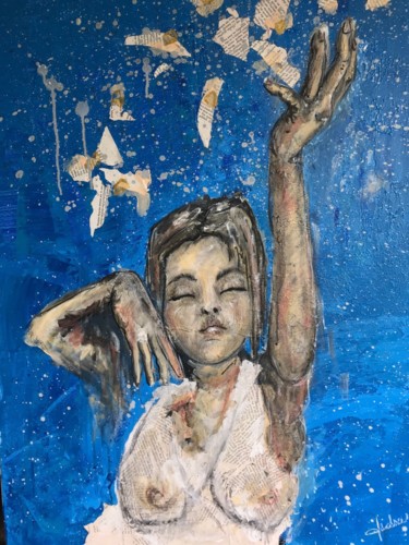 Peinture intitulée "Liberté Chérie" par Adélaïde Andreu Leferme, Œuvre d'art originale, Acrylique Monté sur Châssis en bois
