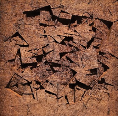 Scultura intitolato "Cube-02" da Karim Benamar Aissa, Opera d'arte originale, Plastica