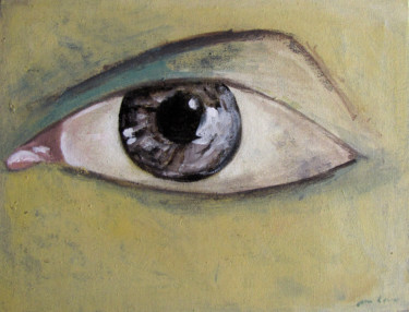 Painting titled "SUBTIL - MUETTE" by Catherine Maublanc, Original Artwork, Acrylic Mounted on Cardboard