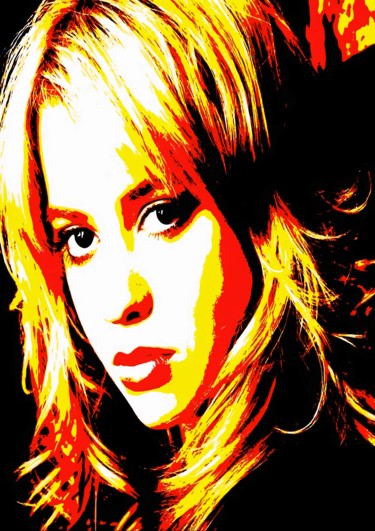 Digital Arts titled "ALEXZ JOHNSON - Lim…" by Arte Mundial, Original Artwork, Digital Painting