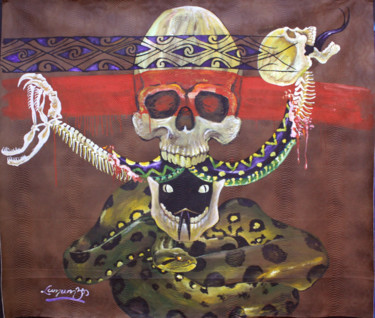 Painting titled "Sem título" by Lumumba, Original Artwork