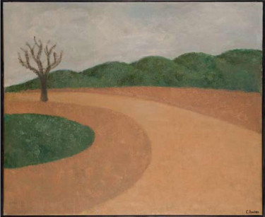 Malerei mit dem Titel "El Vallès" von Conxa Ibáñez, Original-Kunstwerk, Öl