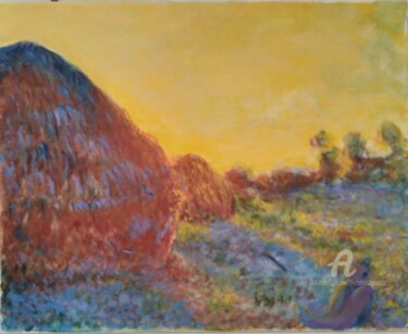Malarstwo zatytułowany „An Hour After Monet” autorstwa Cony Shesson, Oryginalna praca, Akryl