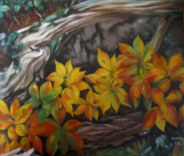 Pintura intitulada "Autumn leaves" por Fernanda Costa, Obras de arte originais