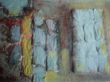 Pintura intitulada "Imag" por Monique Copolata, Obras de arte originais, Acrílico Montado em Vidro