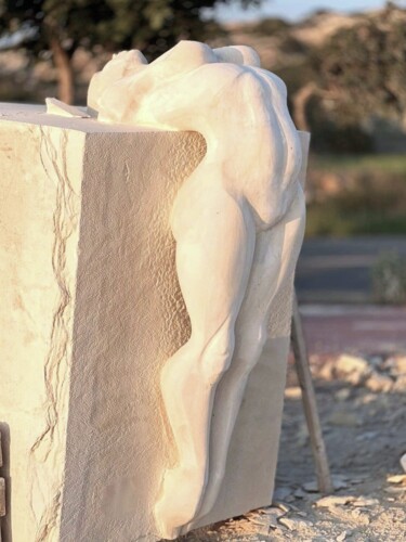 Sculpture titled "Emergence" by Coralie Quincey, Original Artwork, Stone