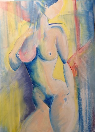 Painting titled "légèreté" by Coraline Ravidat, Original Artwork, Oil