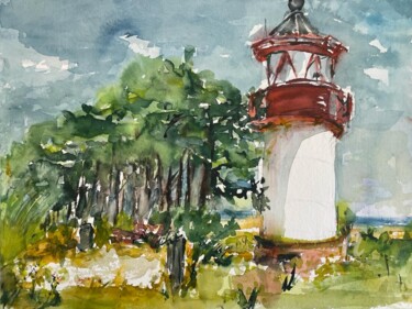 제목이 "Leuchtturm"인 미술작품 Corason로, 원작, 수채화