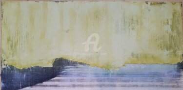 Malerei mit dem Titel "April 2020" von Cori  Schubert, Original-Kunstwerk, Acryl Auf Holzplatte montiert