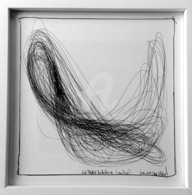 Dessin intitulée "drawing-oneline2" par Cori  Schubert, Œuvre d'art originale