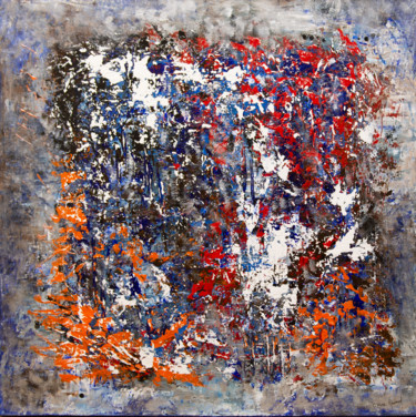 Pittura intitolato "Granit" da Corinne Mure-Ravaud, Opera d'arte originale, Acrilico