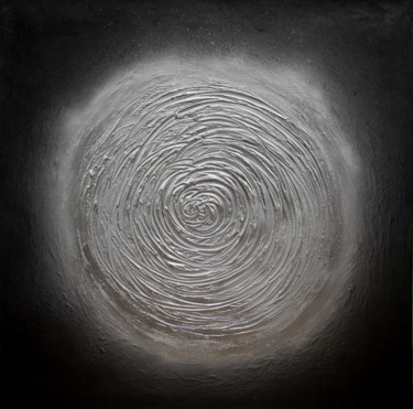 Картина под названием "Soleil noir" - Corinne Mure-Ravaud, Подлинное произведение искусства, Акрил