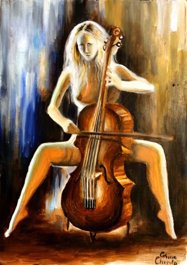 Peinture intitulée "Sweet love song" par Corina Chirila, Œuvre d'art originale, Acrylique
