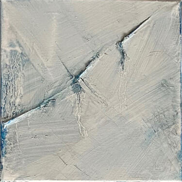 Peinture intitulée "2021-BLEU DE PRUSSE…" par Corine Sylvia Congiu, Œuvre d'art originale, Huile