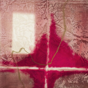 Malerei mit dem Titel "1995-Rouge-3" von Corine Sylvia Congiu, Original-Kunstwerk, Acryl