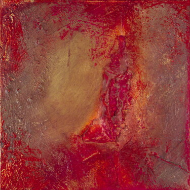 Malerei mit dem Titel "2006-Rouge-huile-1" von Corine Sylvia Congiu, Original-Kunstwerk, Öl