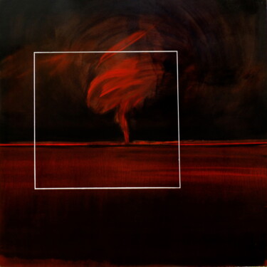 Ζωγραφική με τίτλο "2011-06-Tornade et…" από Corine Sylvia Congiu, Αυθεντικά έργα τέχνης, Ακρυλικό Τοποθετήθηκε στο Ξύλινο φ…