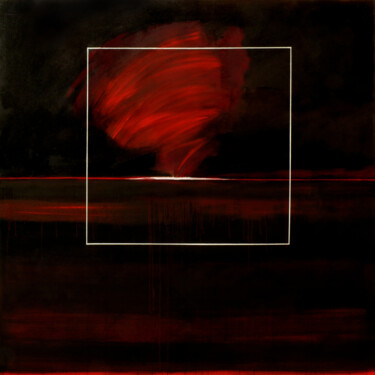 Картина под названием "2011-06-Tornade et…" - Corine Sylvia Congiu, Подлинное произведение искусства, Акрил Установлен на Де…