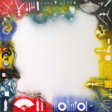Peinture intitulée ""Art & Sport"-"Made…" par Corine Sylvia Congiu, Œuvre d'art originale, Bombe aérosol Monté sur Châssis e…