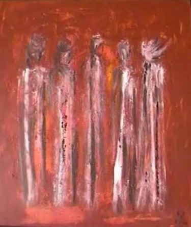 Peinture intitulée "Mirages" par Corine Belec, Œuvre d'art originale, Huile
