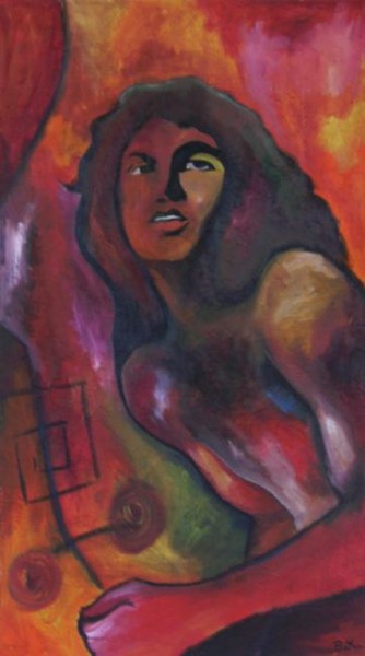 Painting titled "Mai 68" by Corine Belec, Original Artwork