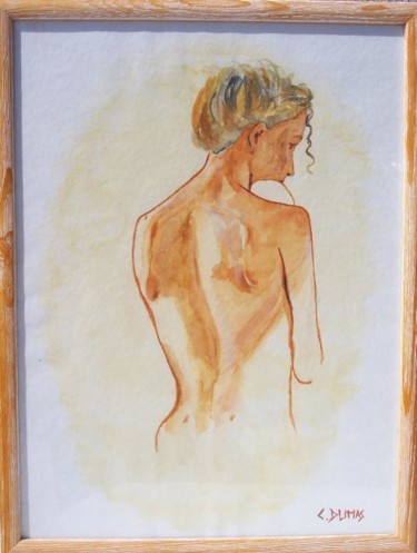 Peinture intitulée "Intimité dévoilée" par Corine Dumas, Œuvre d'art originale