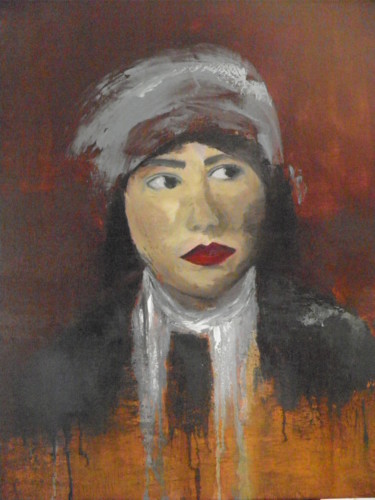 Painting titled "magdalena" by Corinne Caucig, Original Artwork, Oil