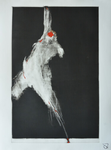 Prenten & gravures getiteld "Esse" door Corinne Cesca, Origineel Kunstwerk, Monotype