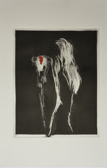 Incisioni, stampe intitolato "Lavi" da Corinne Cesca, Opera d'arte originale, Monotipo