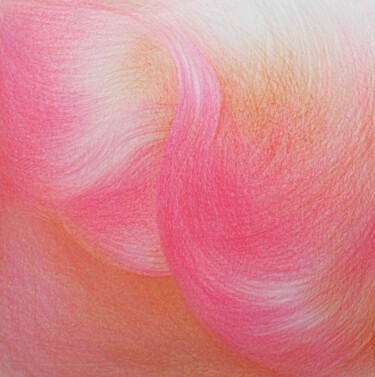 Dessin intitulée "The Healing Wave /…" par Corinne Courlet, Œuvre d'art originale, Crayon