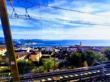 「Vue sur L'Estaque d…」というタイトルの写真撮影 Corinne Courletによって, オリジナルのアートワーク, デジタル