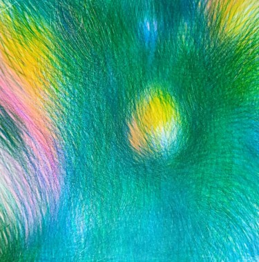 Dessin intitulée "Wiesenblume" par Corinne Courlet, Œuvre d'art originale, Crayon