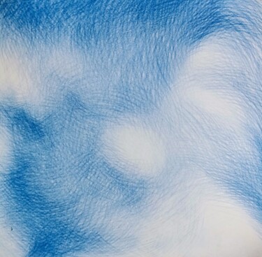 Dessin intitulée "Sky in Motion (Cour…" par Corinne Courlet, Œuvre d'art originale, Crayon