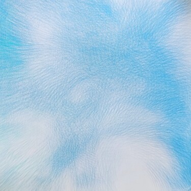 Dessin intitulée "Ciel de printemps" par Corinne Courlet, Œuvre d'art originale, Crayon